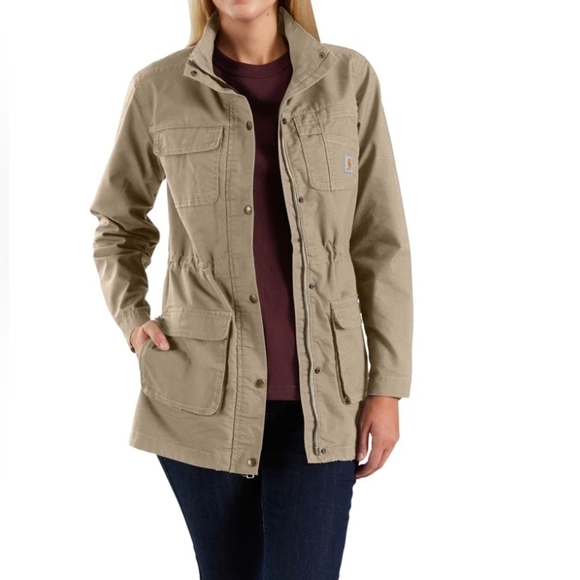 Carhartt Jackets & Blazers - Carhartt Smithville Women's Tan Utility Jacket Size 2X